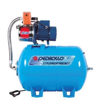 HIDRONEUMATICO PEDROLLO BOMBA JET 1 HP/TANQUE 150 LTS (JCRm 2C/150L)